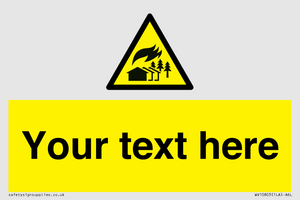 Custom Warning: Large scale fire zone